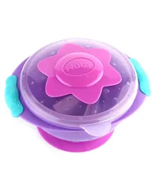 Nuby Bowl with Suction Ring - Purple
