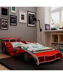 HomeBox EC-Vanilla F1 Car Bed - Red