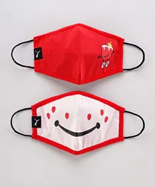 Puma 2 Pack Face Mask - Red