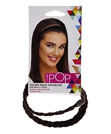 Hairdo Pop Double Braid Headband - R6 30H Chocolate Copper