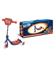 Nerf Kids 3 Wheeled Scooter - Blue and Orange