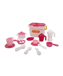 Polesie Cookware Set With Bucket - Pink