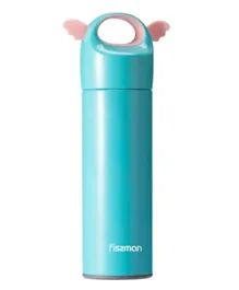 Fissman Angel Stainless Steel Double Vacuum Flask Light Blue - 400ml