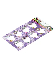 Poopsie Name Label A4 Sheet Pack of 2 - Multi Color