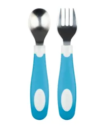 Dr. Brown’s Designed To Nourish Soft Grip Spoon And Fork Set