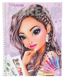 Top Model Make-Up Colouring Book - 20 Pages