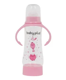 Baby Plus Feeding Bottle Pink - 250ml