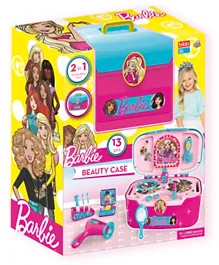 Barbie 2 in 1 Portable Beauty Case Kit - 13 Pieces