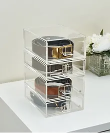 Homesmiths Vanity Stackable Acrylic Small Drawer - Set of 2