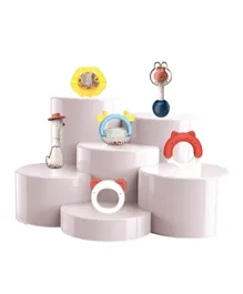 Youbeien Boiled Animal Non Toxic Rattle - 6 Pieces