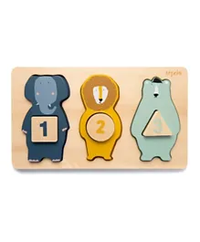 Trixie Wooden Counting Puzzle - 7 Pieces