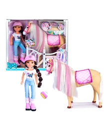 Nancy Fashion Doll & Her Horse - 43 cm