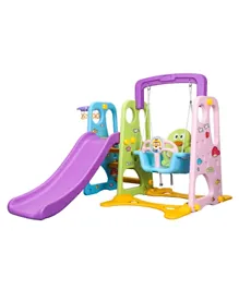 Little Angel Kids Toys Slide and Swing - Colorful
