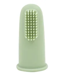Amini Silicone Finger Toothbrush - Olive Green