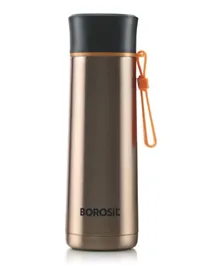 Borosil Vaccum Sprint Bottle Gold - 400mL