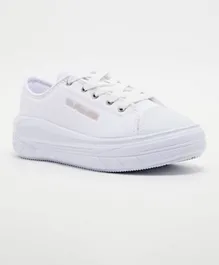 يو اس بولو اسن.. حذاء كليم تكس جونيور 3FX - أبيض