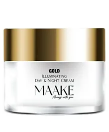 MAAKE Gold Illuminating Day & Night Cream - 50mL