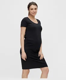 Mamalicious Basic Maternity Dress - Black