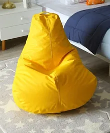 PAN Home Pearl Drop PU Bean Bag - Yellow
