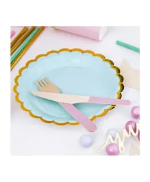 PartyDeco Mint Plates - Pack of 6