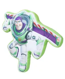 Disney Toy Story Buzz 3D Shaped Printed Cushion - Multicolor