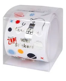 Meri Meri Mini Space Stickers Roll of 525 - Multicolor
