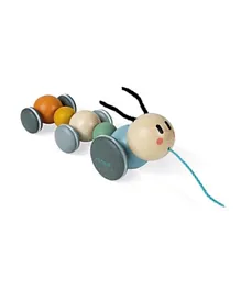 Janod Wooden Pull-Along Caterpillar - Sweet Cocoon Collection