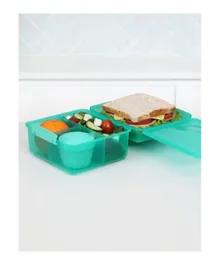 Sistema Lunch Box Cube With Yogurt Container Green -  2 Litres