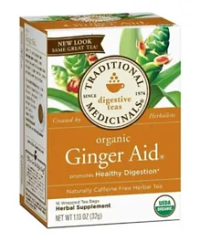 TRADITIONAL MEDS Ginger Aid - 16 Tea Bags