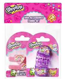 Shopkins Hair Claws and Pony Band  rainbow Combo - Lavender and Pink