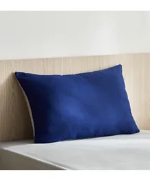 HomeBox Vera Microfibre Filled Pillow - Blue