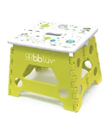 BBLUV Step Foldable Step Stool  Safe Compact and Easy to Clean - Lime