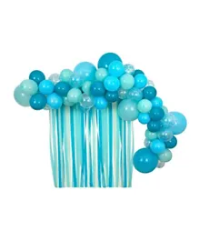 Meri Meri Blue Balloons And Streamer Set - Pack of 52