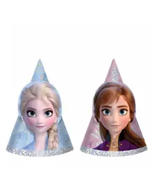 Party Centre Disney Frozen II Party Hat Multicolor - Pack of 8