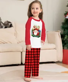 Babyqlo Merry Christmas Tree Printed Pajama Set - Multicolor