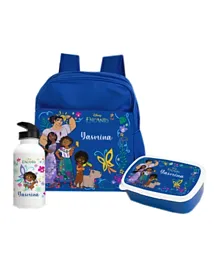 Essmak Disney Encanto 1 Personalized Backpack Set Blue - 11 Inches