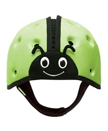 SafeheadBABY Soft Protective Headgear Ladybird - Green