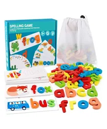 Highlands Wooden Alphabe Word Forming Early Learning Set - 81 Pieces