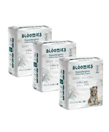Bloomies Hypoallergenic Premium Baby Diapers Size 3 Pack of 3 - 66 Pieces