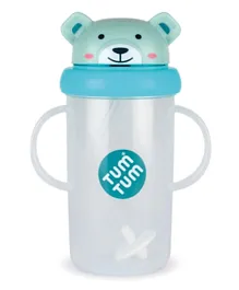 Tum Tum Tall Tippy Up Sippy Cup Series 3 With Weighted Straw Boris Bear - 300 mL