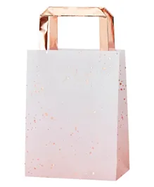 Ginger Ray Pink Ombre Watercolour Rose Gold Party Bags - Pack of 5