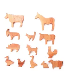 آريرو - مجسمات حيوانات المزرعة - 13 قطعة