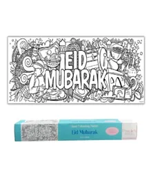 Peacock Eid Giant Colouring Poster Banner