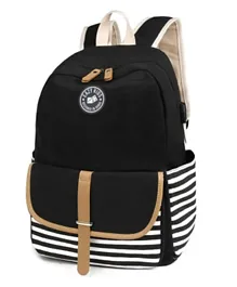 Eazy Kids Classic School Bag-Black - 15.6 inches