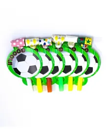 Italo Birthday Party Whistle Blowouts Noise Maker Football - Pack of 6