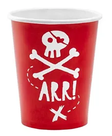 PartyDecor Pirates Party Cups - Pack of 6