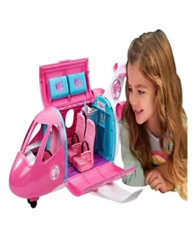 Barbie Dream Plane Playset Pink - 15 Pieces