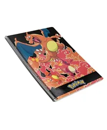 Pokemon Charmander A4 Spiral Notebook - Multicolor