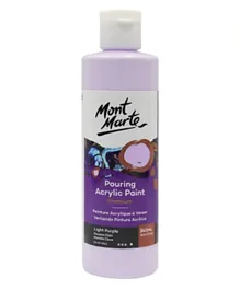 Mont Marte Pouring Acrylic Paint Light Purple - 240ml