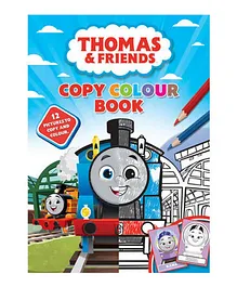 Thomas and Friends Copy Colour Book - English